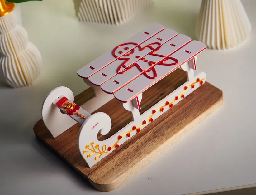 Ghép Hình Xe Trượt Tuyết Giáng Sinh 3D - Image 1