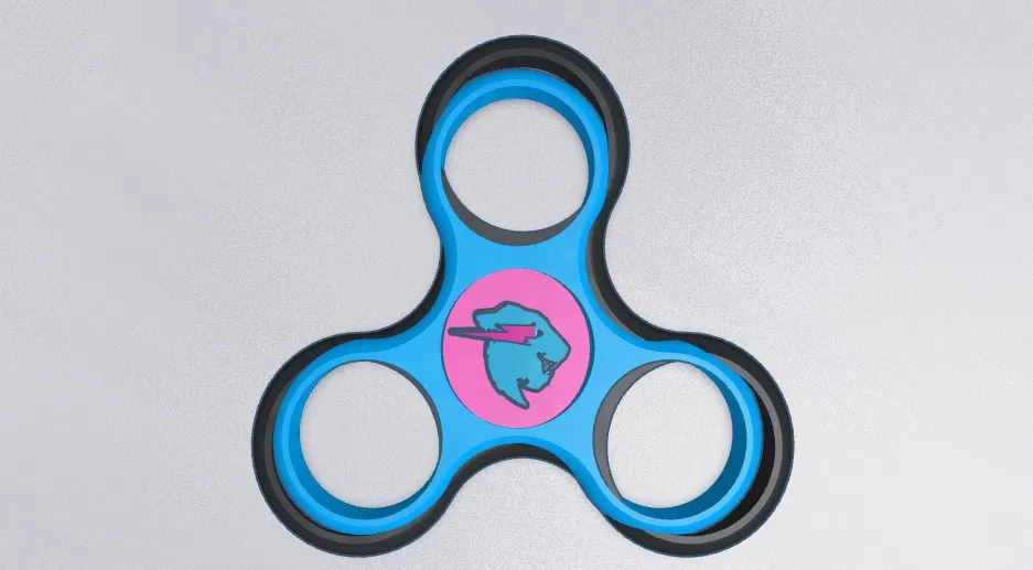 Khuôn In 3D MrBeast Fidget Spinner - Image 2