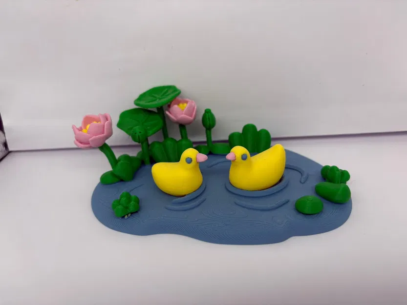 Vịt trong hồ - Đồ trang trí bàn làm việc - Image 1