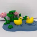 Vịt trong hồ - Đồ trang trí bàn làm việc - Thumbnail 2