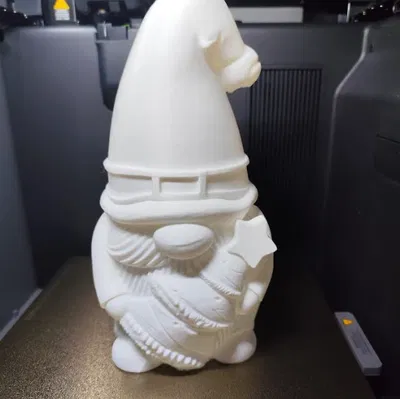 Ông Già Tuyết với Cây Thông (In Dễ Dàng 0% Infill)