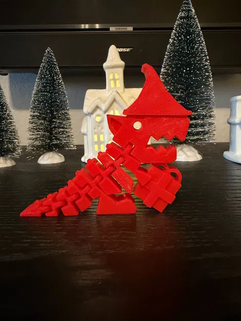 Khủng Long Dẻo Phiên Bản Giáng Sinh - Image 2