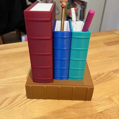 Hộp đựng đồ để bàn hình Cuốn sách