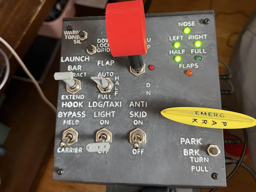 Hộp Nút Bấm Bảng Dọc Trái F/A-18 - Image 2