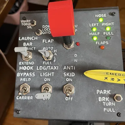 Hộp Nút Bấm Bảng Dọc Trái F/A-18