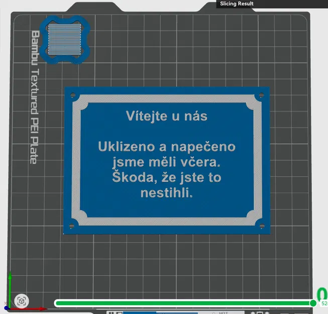 Bảng hiệu treo cửa "Cedule na dům" - Image 2