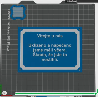 Bảng hiệu treo cửa "Cedule na dům"