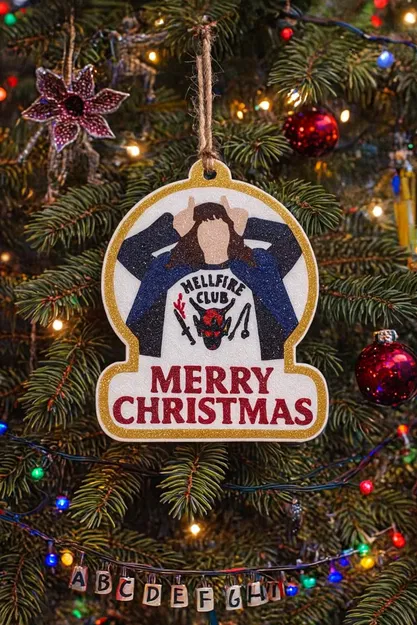 Móc Treo Cây Thông Noel Eddie - Stranger Things - Image 1