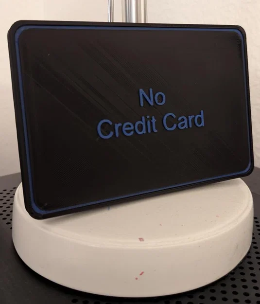 Biển Báo Không Dùng Thẻ Tín Dụng - Image 1