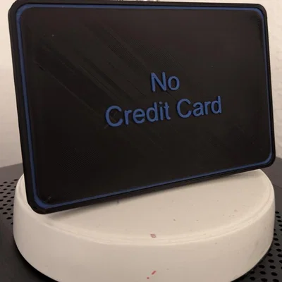 Biển Báo Không Dùng Thẻ Tín Dụng