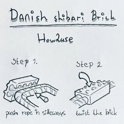 Gạch Shibari Kiểu Đan Mạch