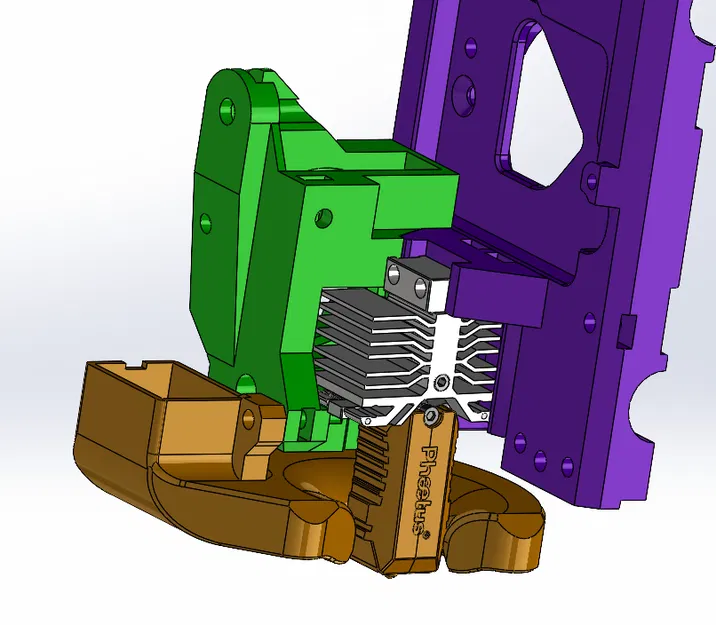 Remix của mod Stew để lắp vừa Hotend Conch cho Qidi Plus 4 - Image 3