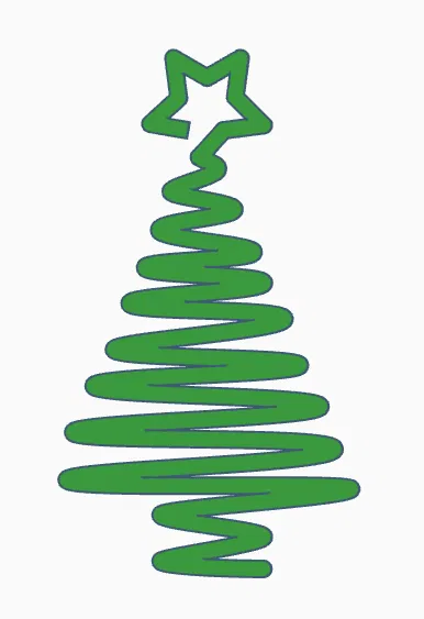 Cây thông Noel hiện đại đơn giản - DỄ IN! - Image 2