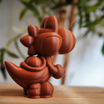 Mô Hình Yoshi Nhỏ Xinh Để Tô Màu