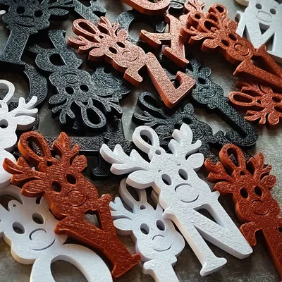 Móc Treo Cây Thông Noel ABC Hình Tuần Lộc