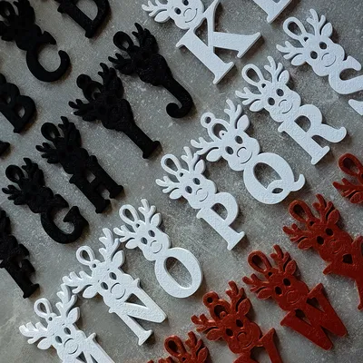 Móc Treo Cây Thông Noel ABC Hình Tuần Lộc