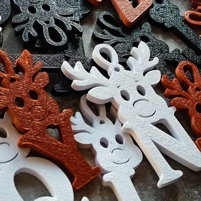 Móc Treo Cây Thông Noel ABC Hình Tuần Lộc