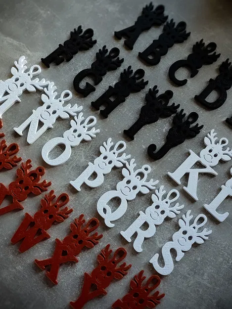 Móc Treo Cây Thông Noel ABC Hình Tuần Lộc - Image 4