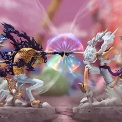 Mô Hình 3D Luffy vs LUCCI - One Piece