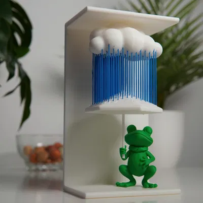 Ếch Trong Mưa - Nghệ Thuật Dây Treo