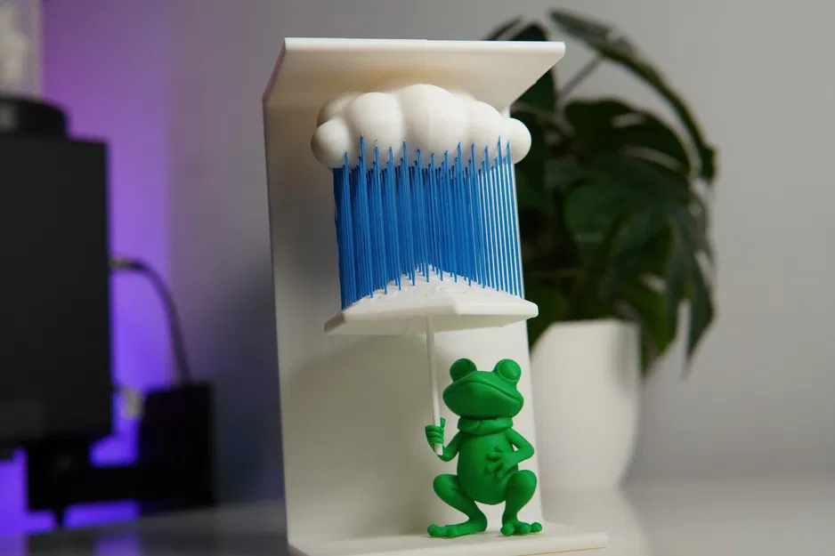 Ếch Trong Mưa - Nghệ Thuật Dây Treo - Image 4