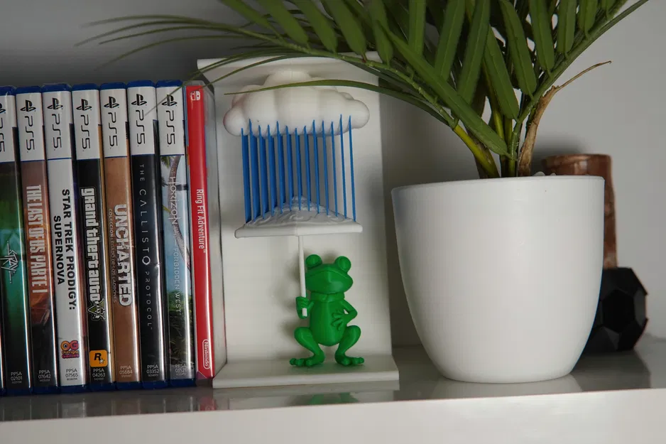 Ếch Trong Mưa - Nghệ Thuật Dây Treo - Image 8