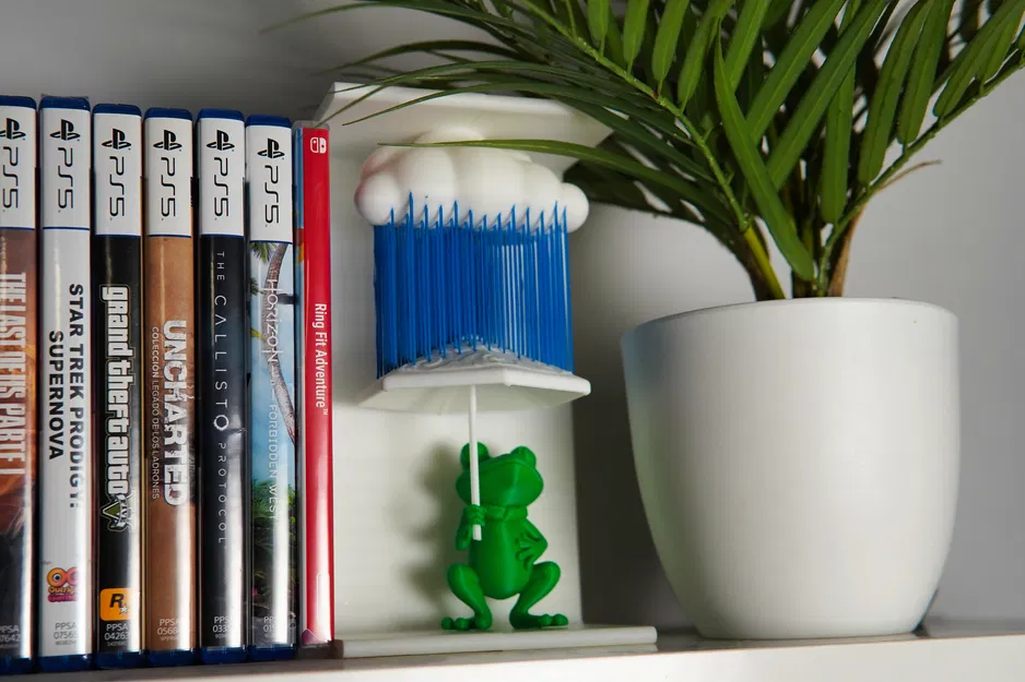 Ếch Trong Mưa - Nghệ Thuật Dây Treo - Image 9