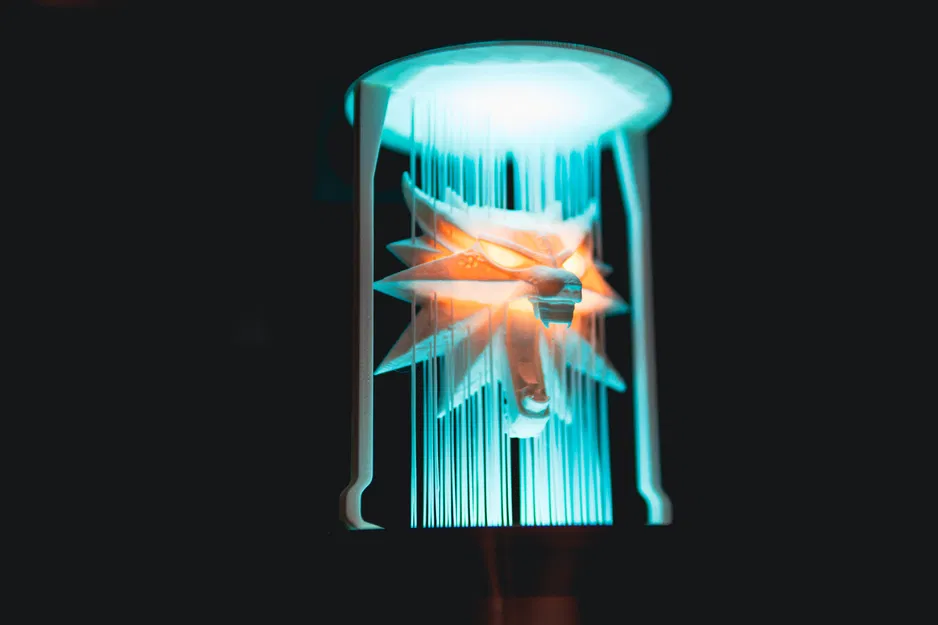 Mặt dây chuyền Sói - Đèn dây Witcher 3 - Image 3