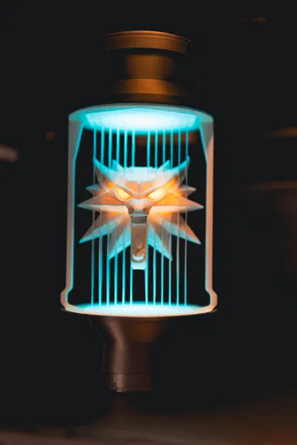 Mặt dây chuyền Sói - Đèn dây Witcher 3 - Image 4