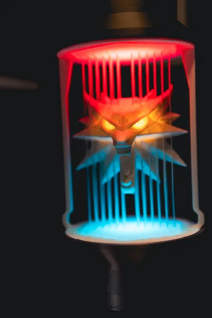 Mặt dây chuyền Sói - Đèn dây Witcher 3 - Image 5