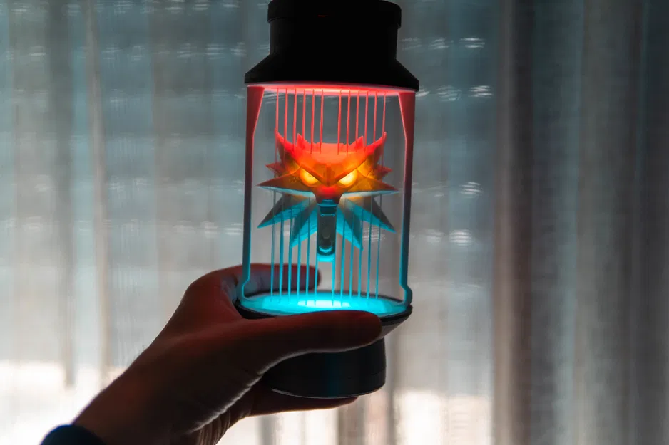 Mặt dây chuyền Sói - Đèn dây Witcher 3 - Image 6