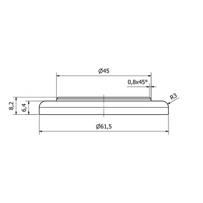 Nắp trung tâm cho bánh lái xe