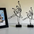 Tượng Nghệ Thuật Đường Nét Vũ Công Ballet - Thumbnail 1