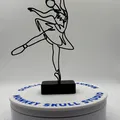 Tượng Nghệ Thuật Đường Nét Vũ Công Ballet - Thumbnail 2