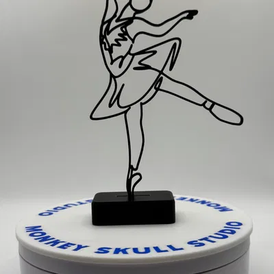 Tượng Nghệ Thuật Đường Nét Vũ Công Ballet
