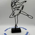 Tượng Nghệ Thuật Đường Nét Vũ Công Ballet - Thumbnail 4