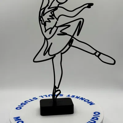 Tượng Nghệ Thuật Đường Nét Vũ Công Ballet