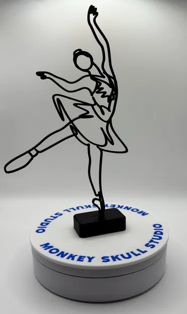 Tượng Nghệ Thuật Đường Nét Vũ Công Ballet - Image 5