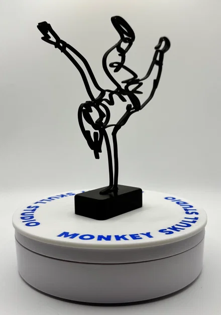 Tác Phẩm Điêu Khắc Line Art Vũ Công Đường Phố - Image 6