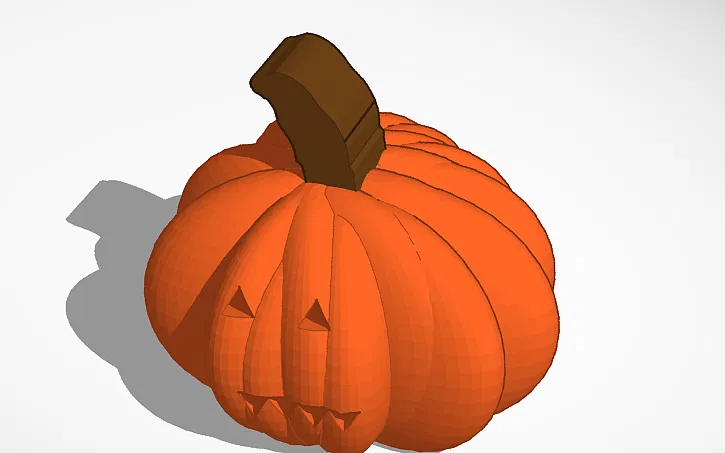 Mô hình 3D Bí Ngô - Image 1