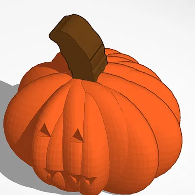 Mô hình 3D Bí Ngô