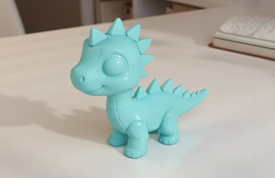 Khủng long nhỏ - Mô hình 3D dễ thương cho bé - Image 1