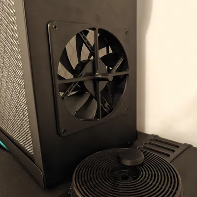 Adapter Lọc Than Cho Quạt PC 140mm