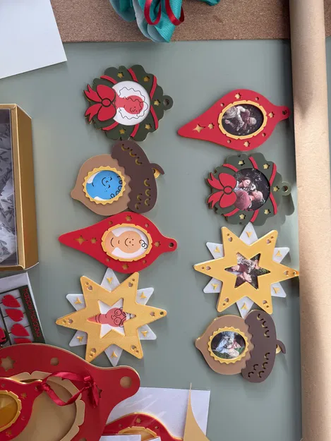 Móc treo Giáng sinh hình vòng nguyệt quế - Image 3