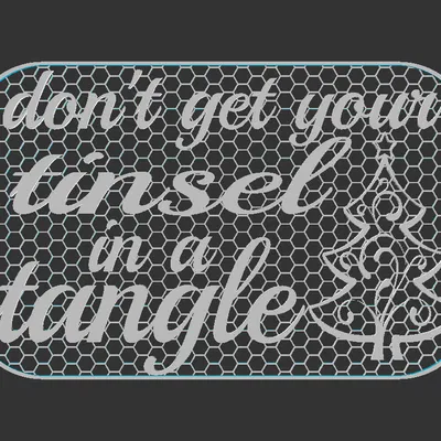 Biển Báo "Đừng Để Đồ Trang Trí Giáng Sinh Của Bạn Bị Rối"