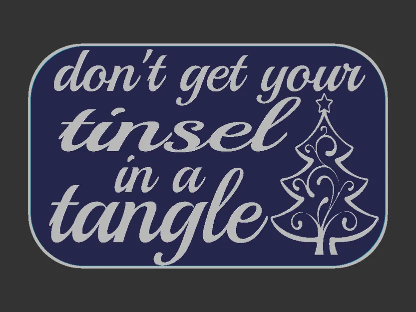 Biển Báo "Đừng Để Đồ Trang Trí Giáng Sinh Của Bạn Bị Rối" - Image 3