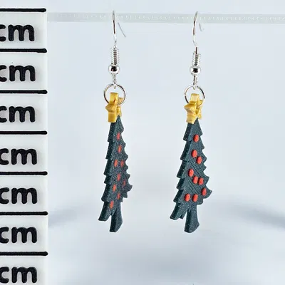 Bông Tai Cây Thông Noel