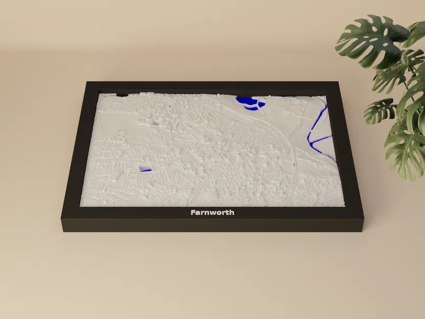 Mô hình thu nhỏ địa hình Farnworth, Vương quốc Anh - Image 3