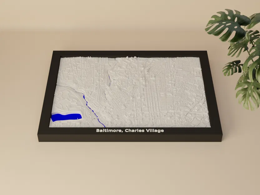 Baltimore, Charles Village, Hoa Kỳ - Mô hình 3D - Image 1