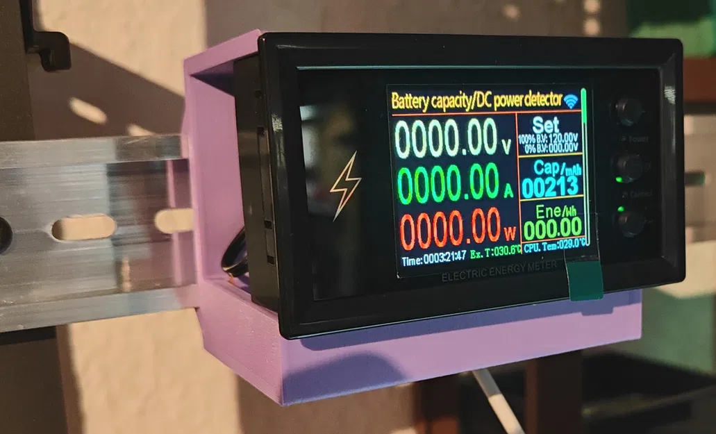 Đế Gắn DIN-Rail Cho Voltmeter ATORCH DT20W Tuya - Image 5